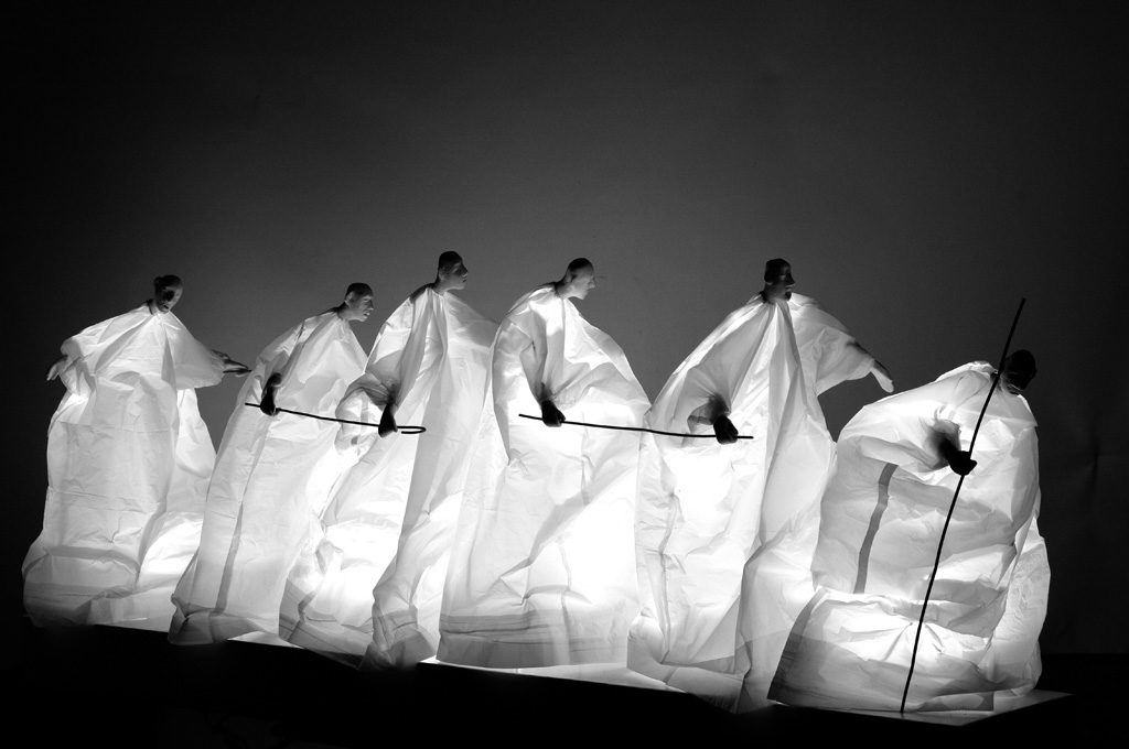 La parabole des aveugles sculpture de Philippe Doberset 