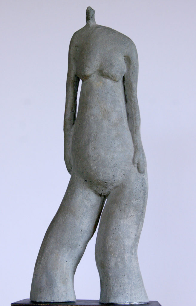 Le grand pachy sculpture en béton ciré de Philippe Doberset
