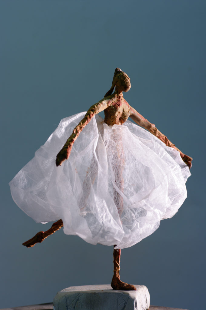 Danseuse au tutu. Sculpture en bronze de Philippe Doberset