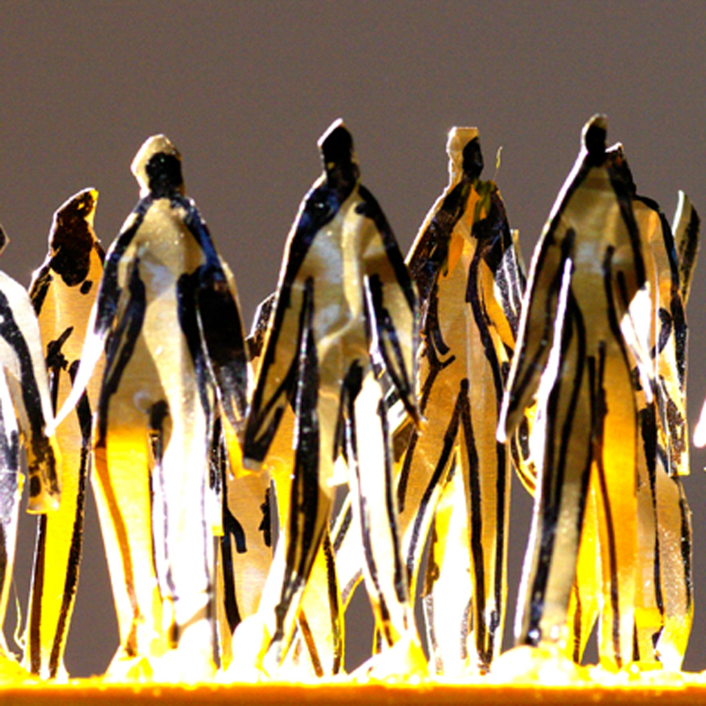 Foule jaune
