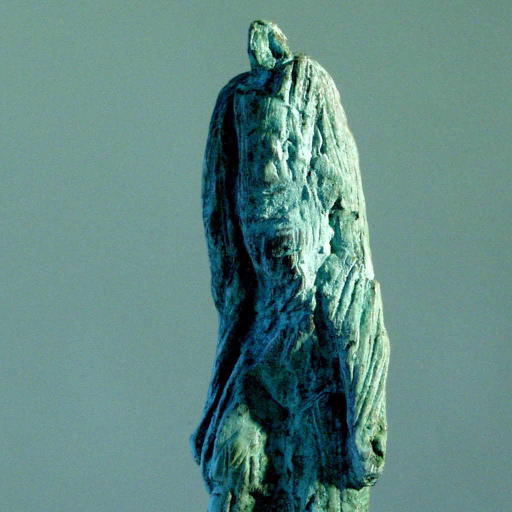 Statue de femme debout en bronze Sculpture de Philippe Doberset