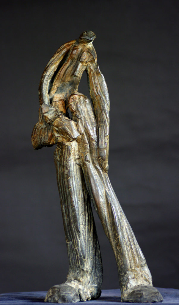 L'homme de boue Sculpture en bronze de Philippe Doberset