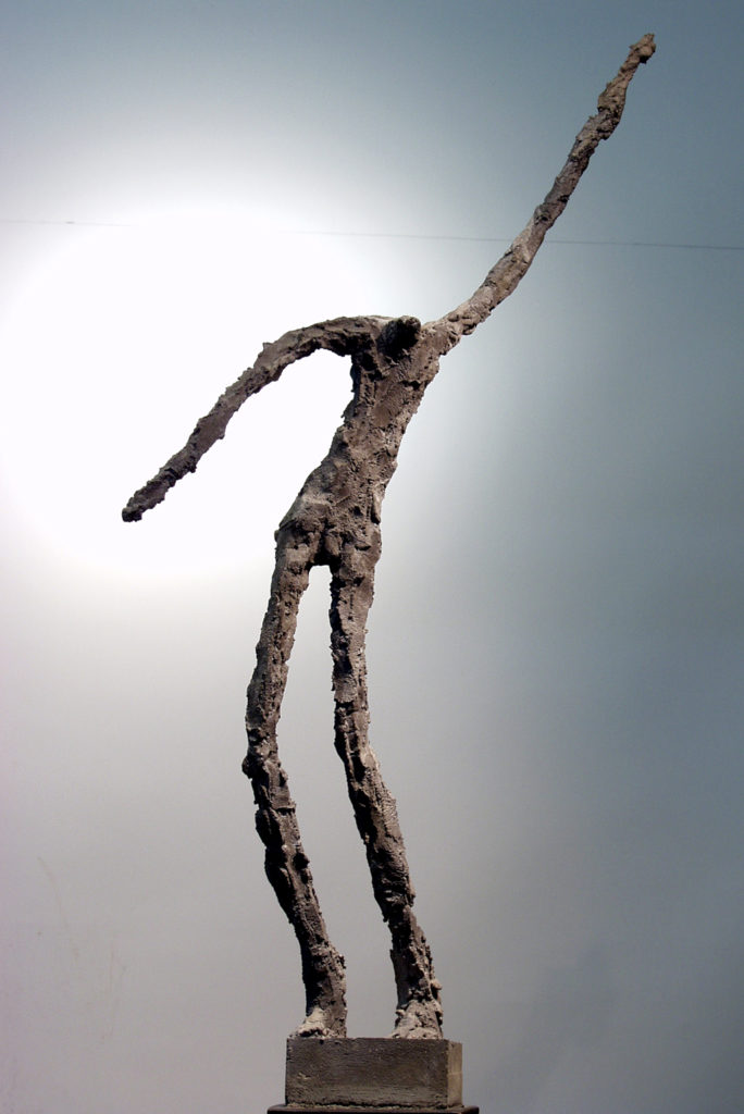  danseur solo sculpture en béton de Philippe Doberset